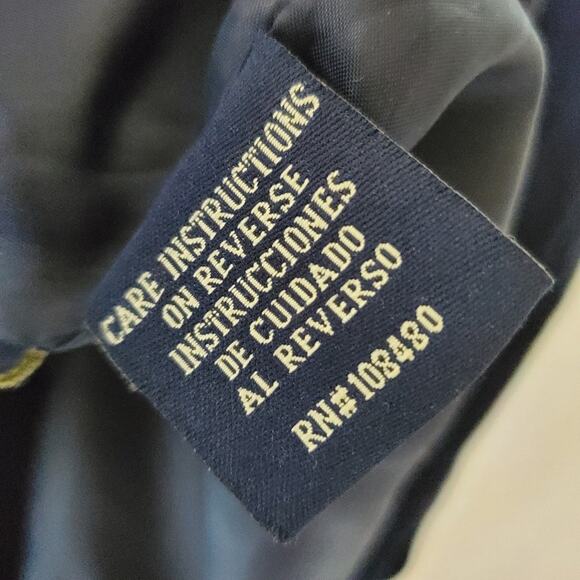 Levi's Strauss Dark blue brushed fleece lined flannel shacket XL Great condition - Picture 4 of 5